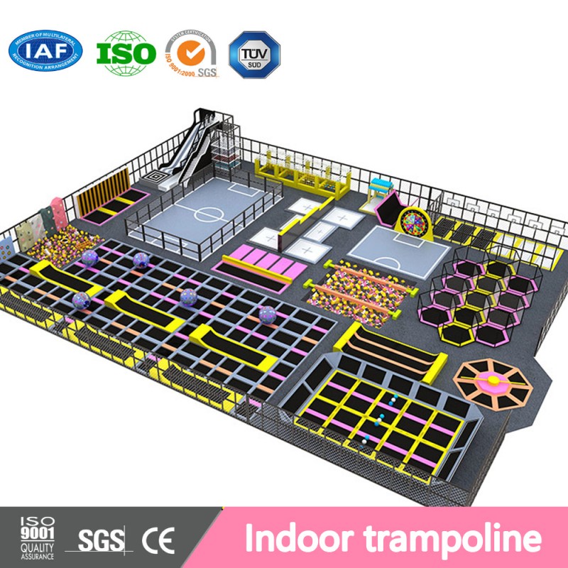 Candy Theme Indoor Playground Trampoline
