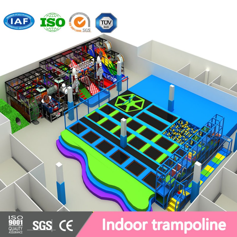 Eco-friendly Indoor Playground Trampoline Eco-friendly Indoor Playground Trampoline