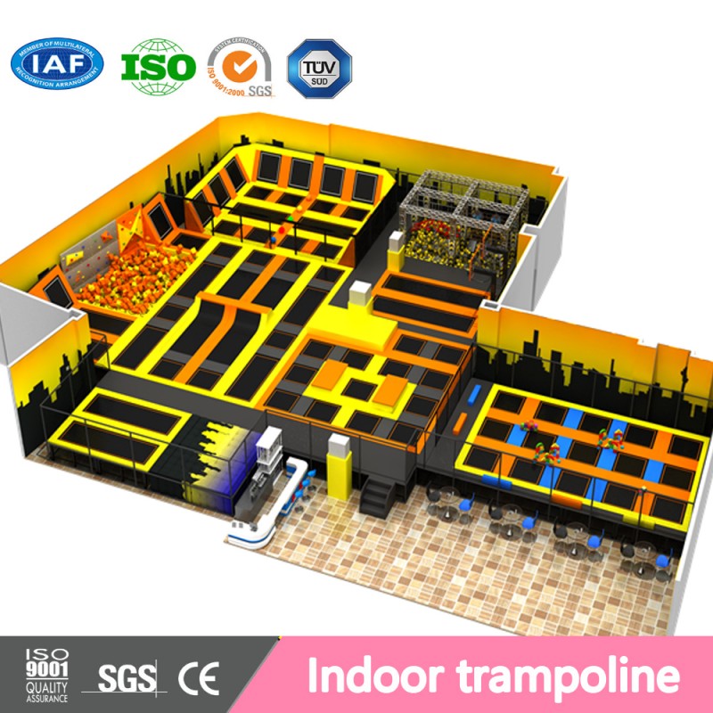 Large Indoor Playground Trampoline